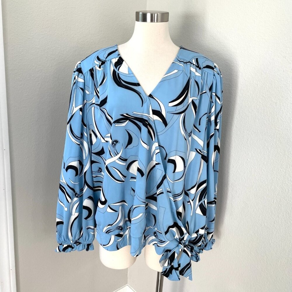 Inc International Concepts Womens Plus 4X‎ Surplice Stretch Blouse Shirt Top